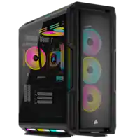CORSAIR - VENGEANCE a8200 Gaming Desktop-AMD Ryzen 9 9900X-64GB RGB DDR5 6400MHz-NVIDIA GeForce RTX5080-2TB SSD - Black - Front_Zoom