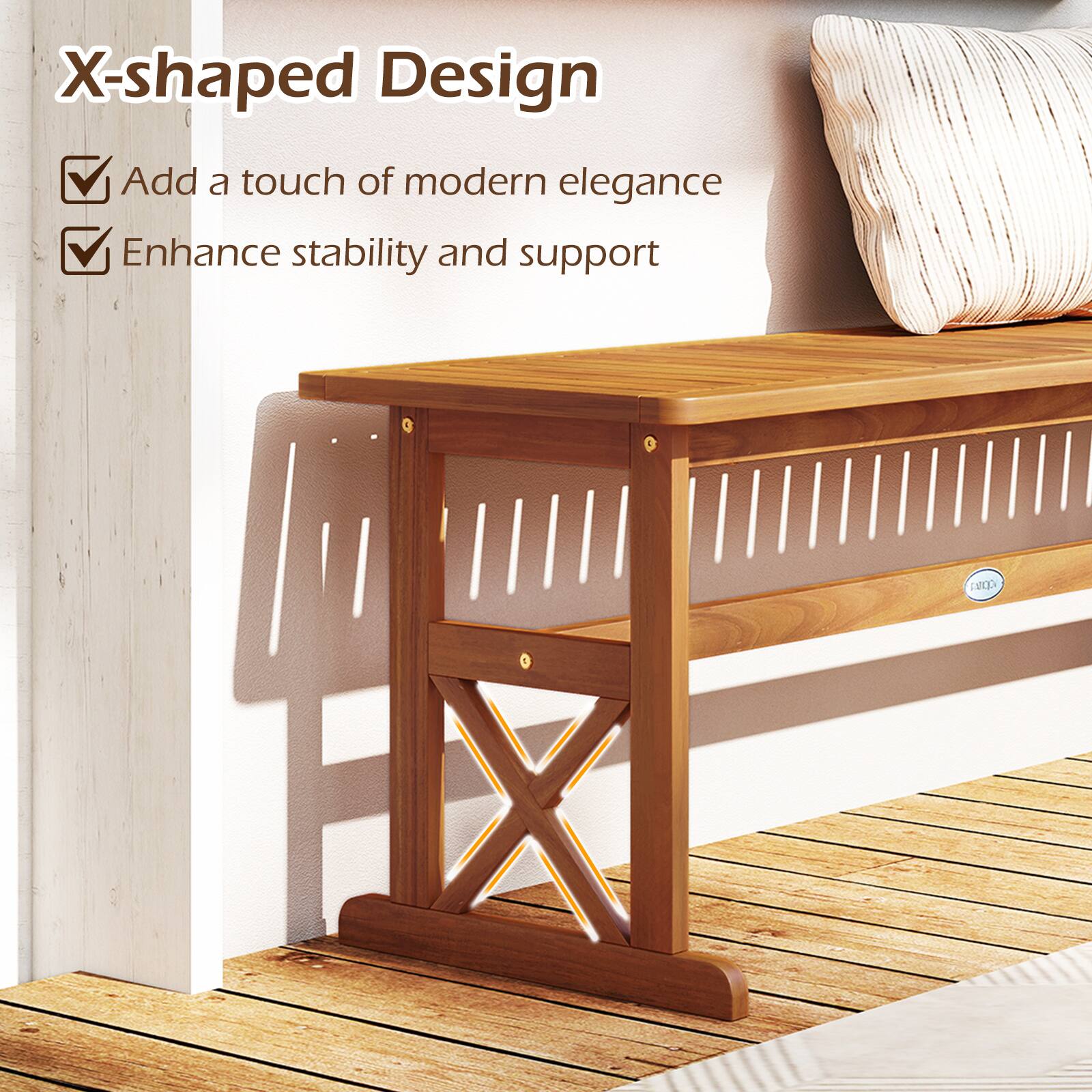 X-shaped Design  
- Add a touch of modern elegance  
- Enhance stability and support