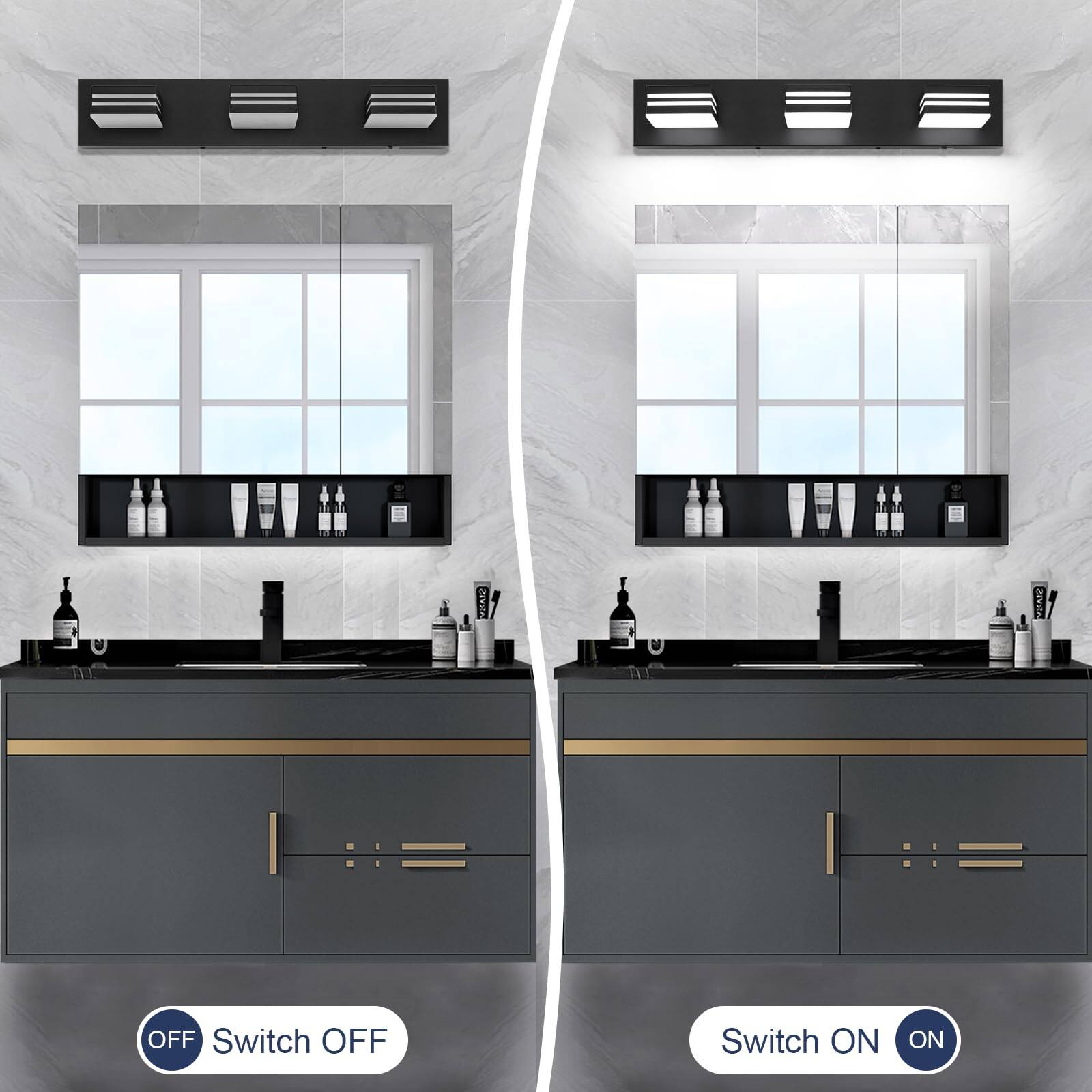 Switch OFF  
Switch ON