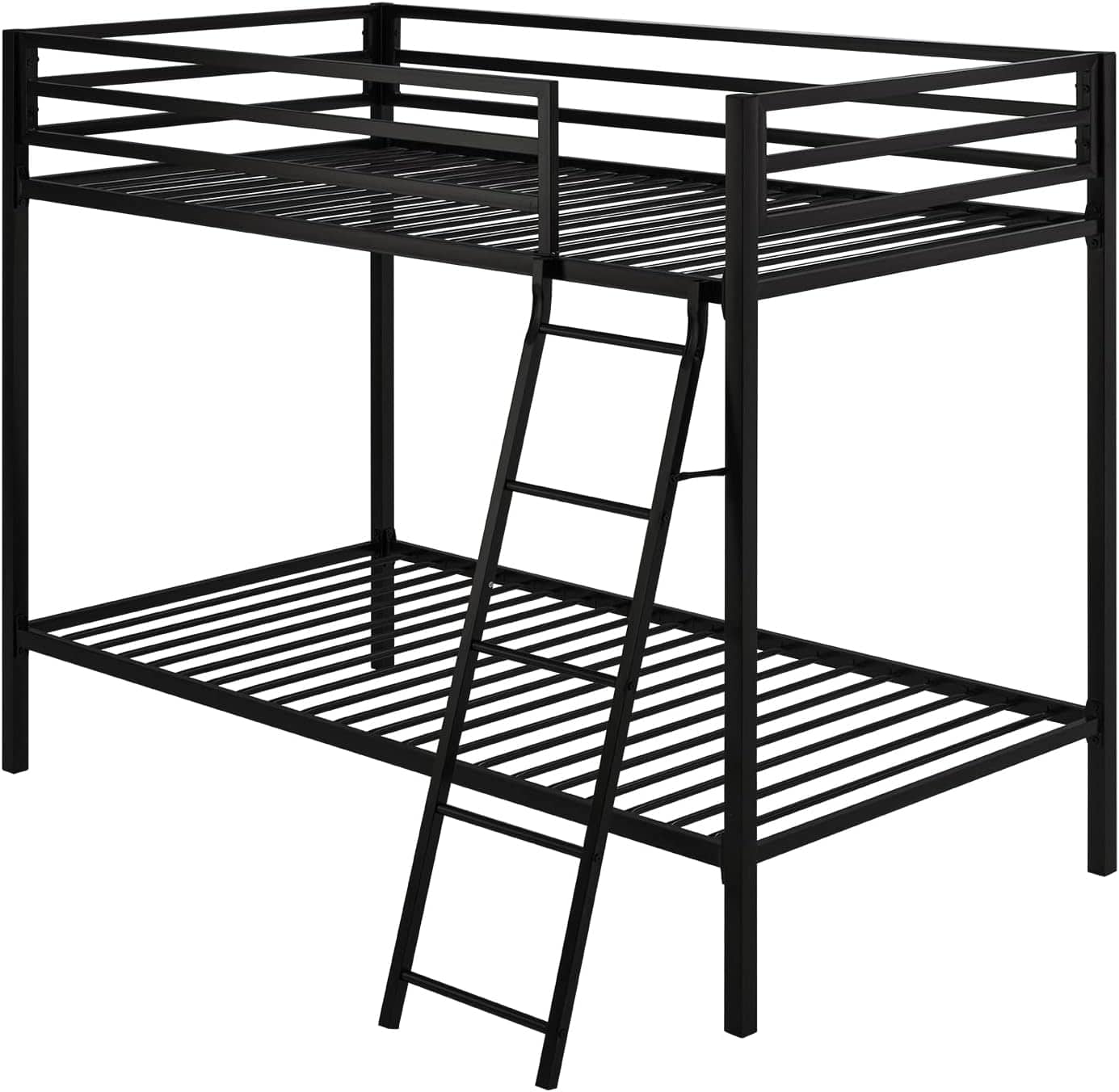 Decksplore - SHA CERLIN Loft Bunk Bed Twin Over Twin Size - Black
