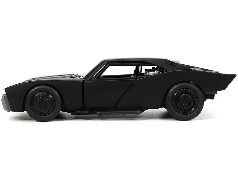 Alt View 1. Jada - Batmobile Black "The Batman" (2022) Movie "Hollywood Rides" Series 1/32 Diecast Model Car by Jada - Multicolor.