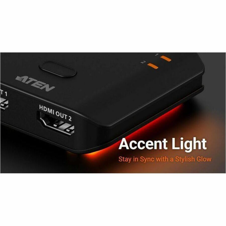 ATEN HDMI OUT 2

Accent Light
Stay in Sync with a Stylish Glow