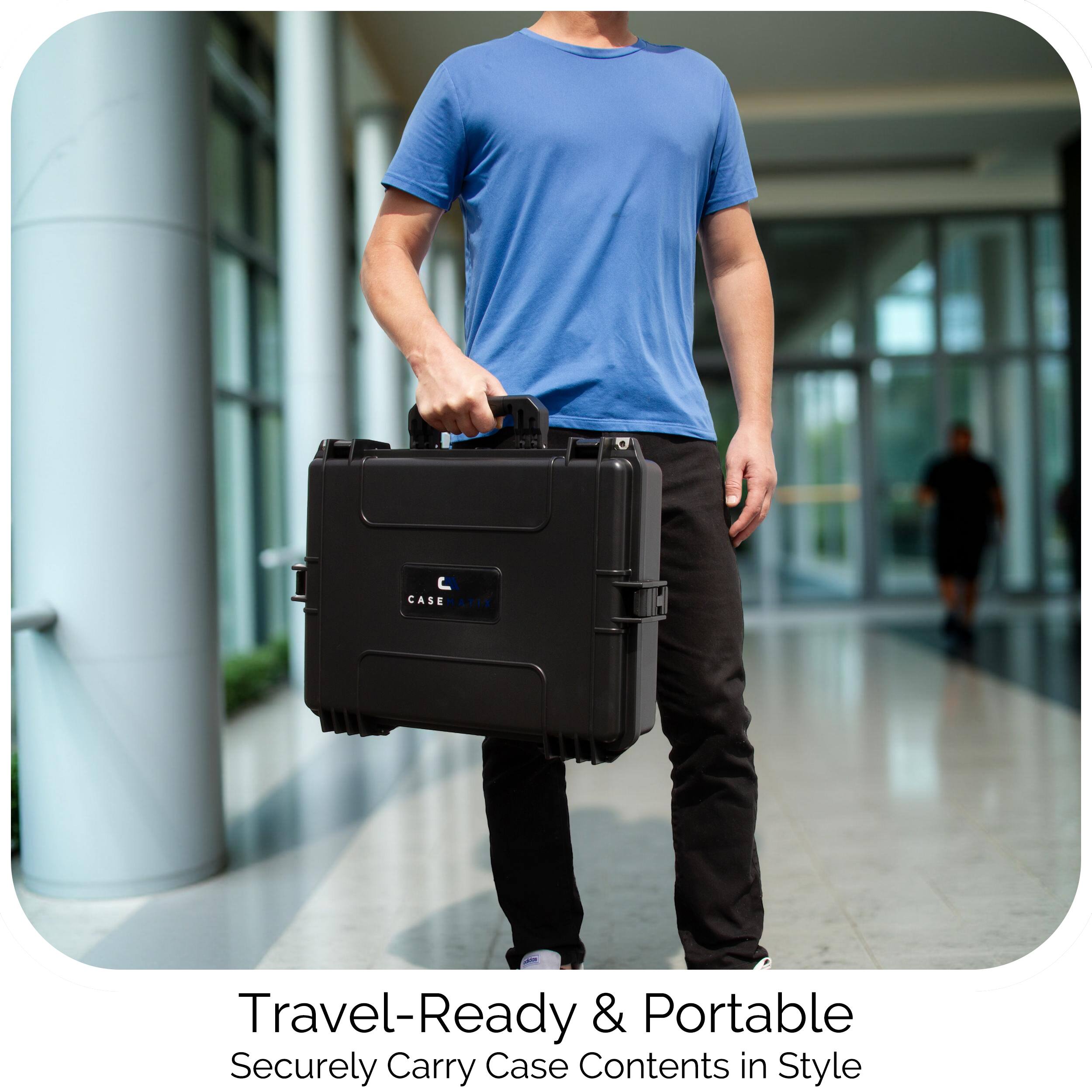 C CASE MATIX  
Travel-Ready & Portable  
Securely Carry Case Contents in Style