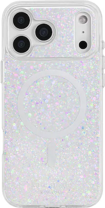 kate spade new york - Protective Case with Magsafe for Apple iPhone 18 Pro / iPhone 17 Pro - Chunky Glitter Iridescent