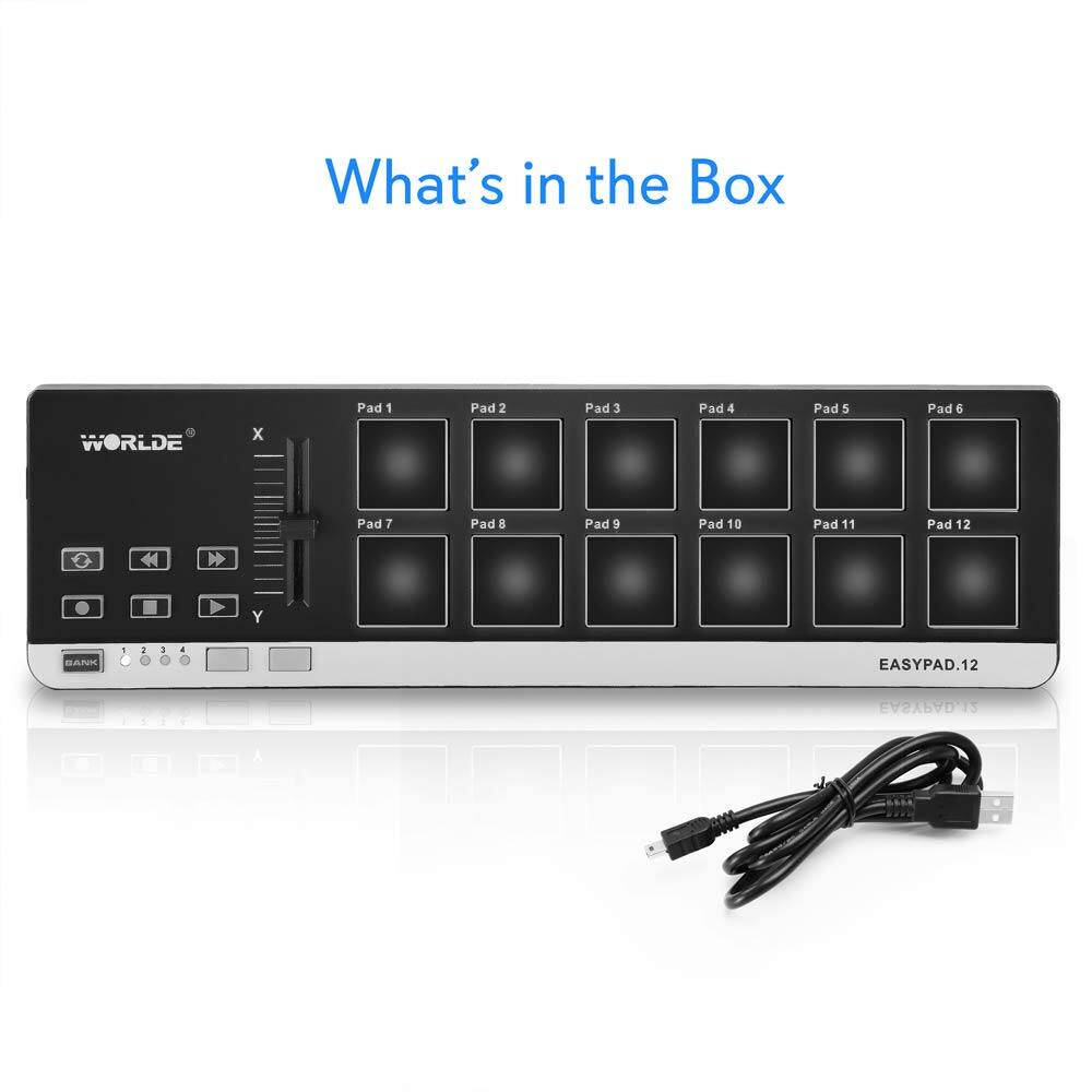 What's in the Box

ORLDE x Pad 1 Pad 2 Pad 3 Pad 4 Pad 5 Pad 6 Pad 7 Pad 8 Pad 9 Pad 10 Pad 11 Pad 12 Y BANM + : . EASYPAD.12 EV2XEVD-1S