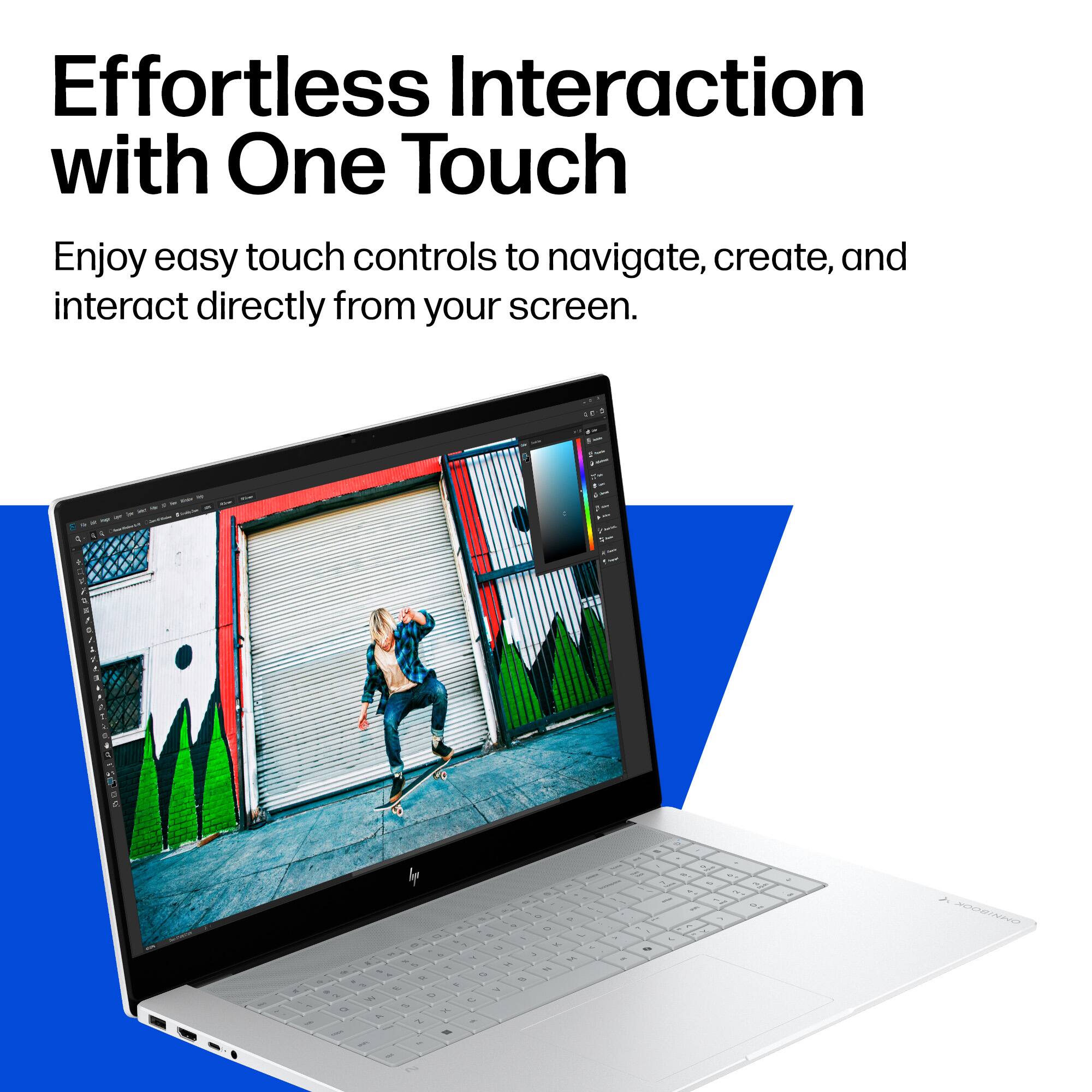 Effortless Interaction with One Touch

Enjoy easy touch controls to navigate, create, and interact directly from your screen.