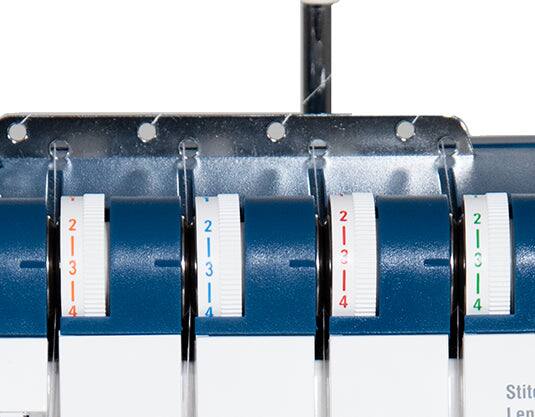 2-3-4 2-3-4 2-3-4 2-3-4  
Stitch Length