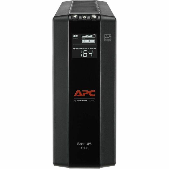 APC by Schneider Electric
Back-UPS 1500
ESTIMATED RUN TIME IN MINUTES: 164