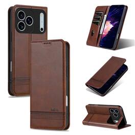 UUCOVER - Wallet Case for Apple iPhone 17 Pro Max,PU Leather Wallet Folio Case with Card Slots Shockproof Kickstand Cover - Brown