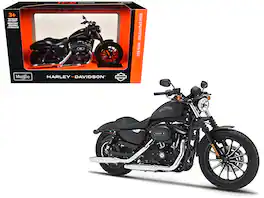2014 Harley Davidson Sportster Iron 883 1/12 Diecast Motorcycle Model by Maisto - Black