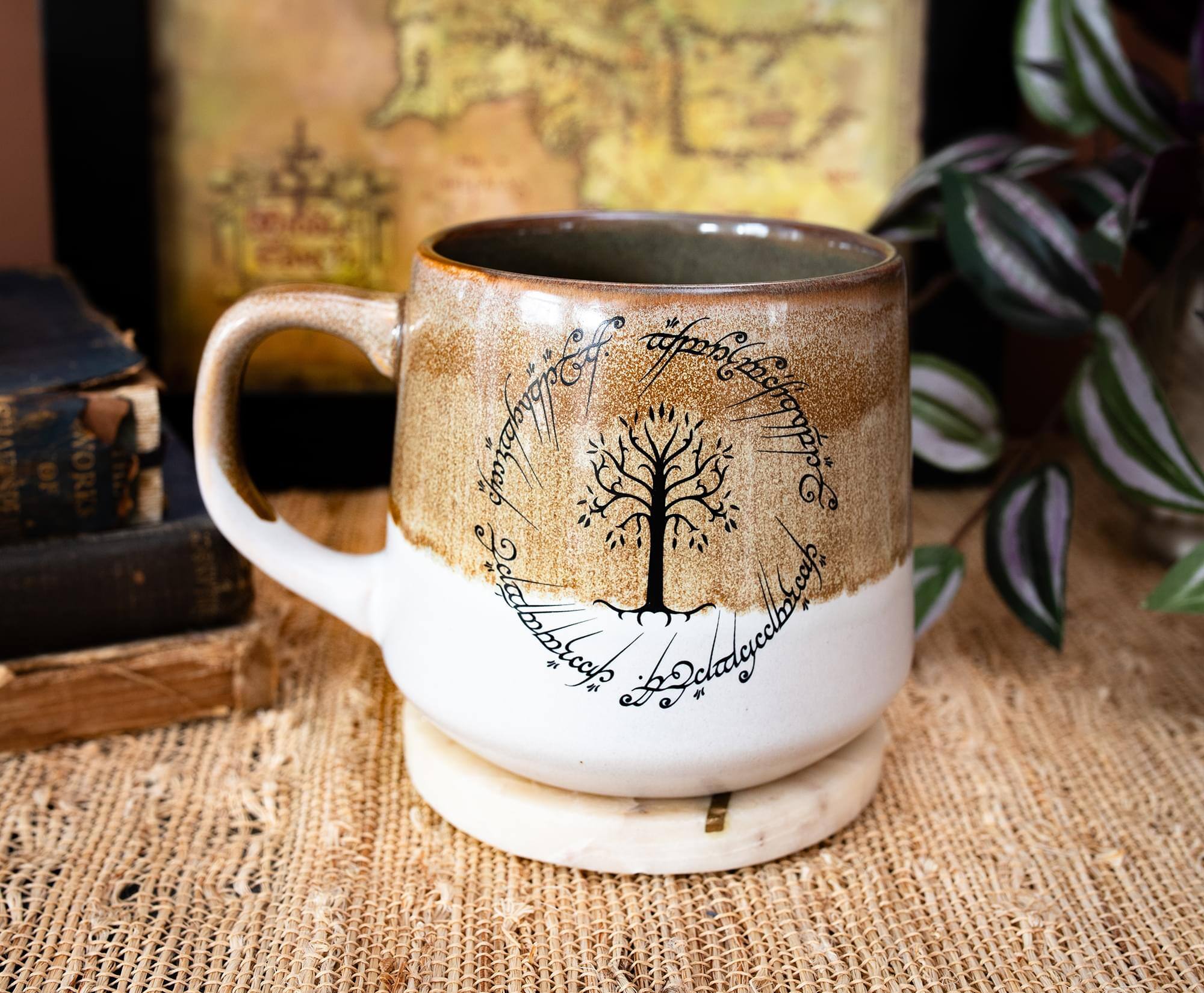 The text on the mug reads:

"Family Tree
Roots
Branches
Leaves
Love
Grows"