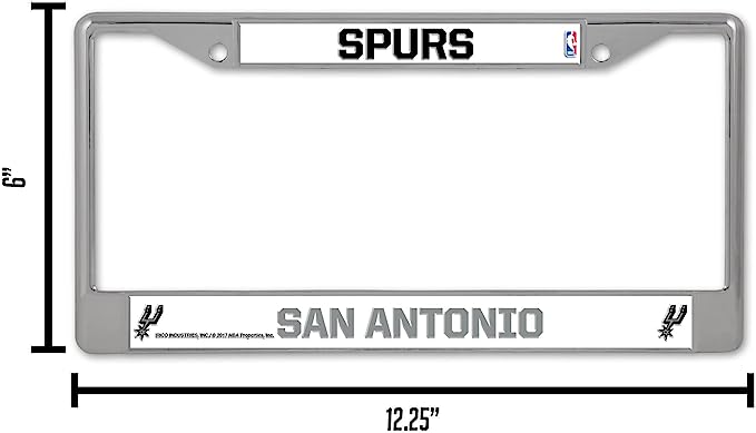 SPURS  
SAN ANTONIO  

6"  
12.25"