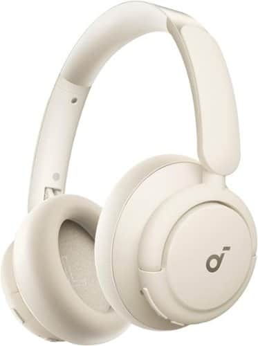 Soundcore - Life Q30 by Anker, Hybrid Active Noise Cancelling Headphones, White - Beige
