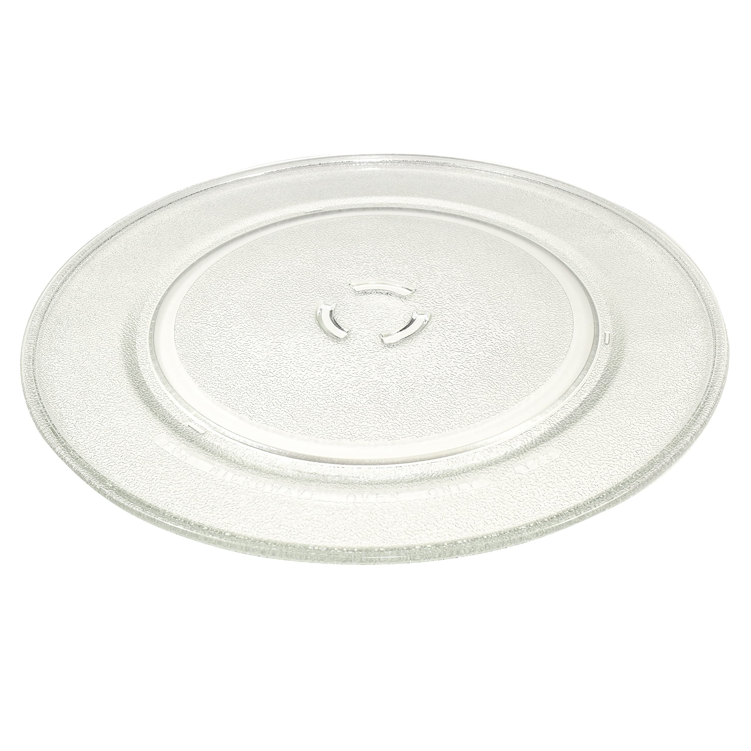 Angle. HQRP - 15.75-inch Glass Turntable Tray for Kitchen Aid 8205676 W10818723 4375405 KBHC109JBL0 KBHC179JBL0 KBMC140HBL0 Microwave.