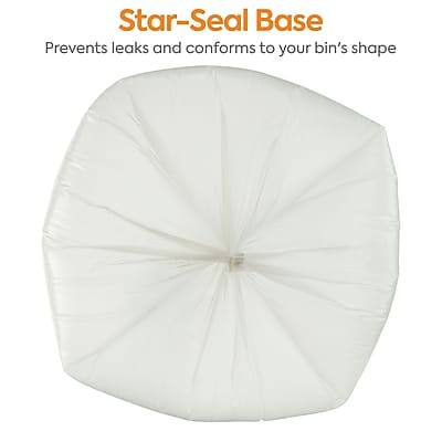 Star-Seal Base  
Prevents leaks and conforms to your bin's shape