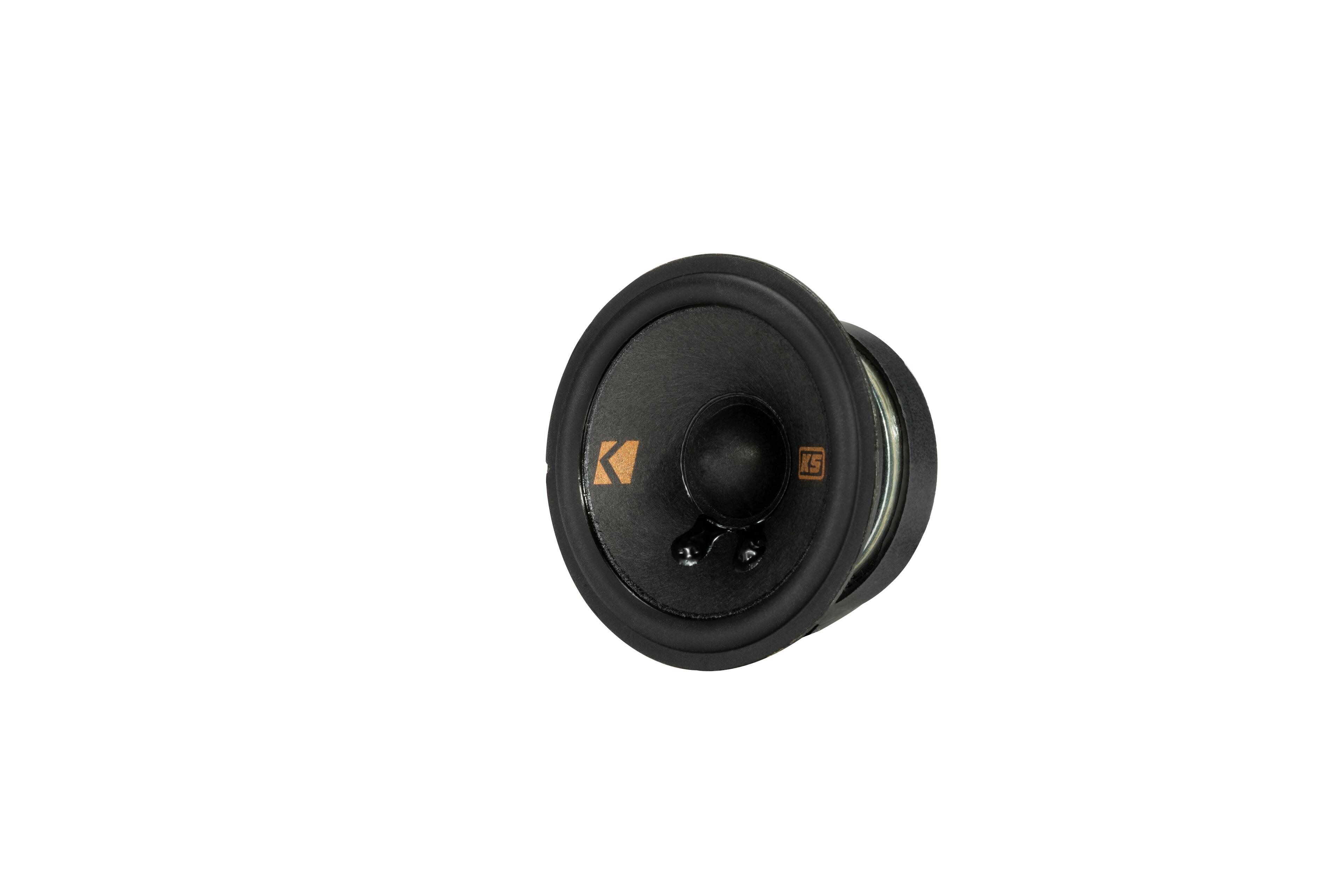 Left. KICKER - KS Series 2-3/4" Midrange Car Speakers (Pair) - Black.