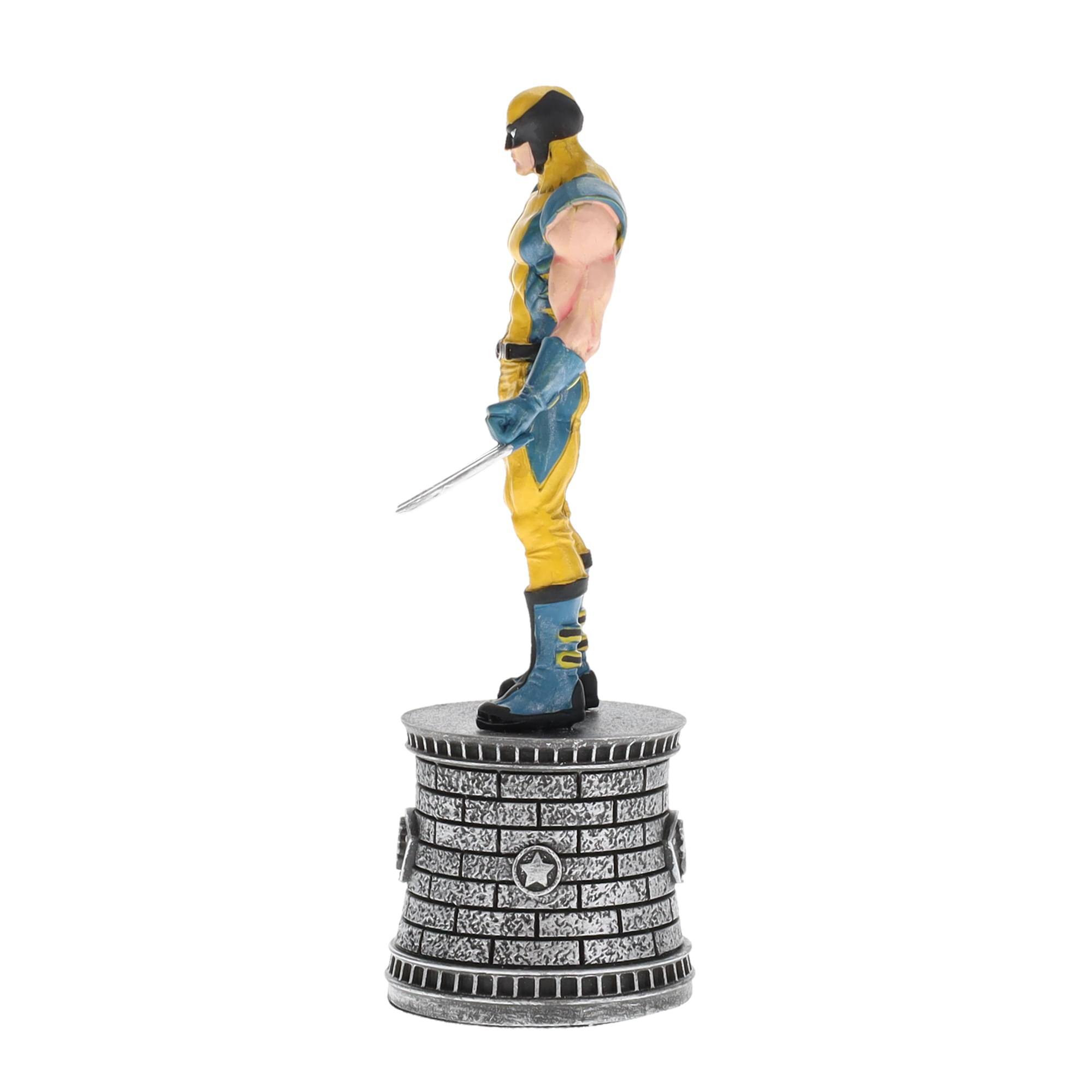 Alt View 10. Marvel - Marvel Chess Collection #3 Wolverine (Knight) | Chess Piece Only - Gold.