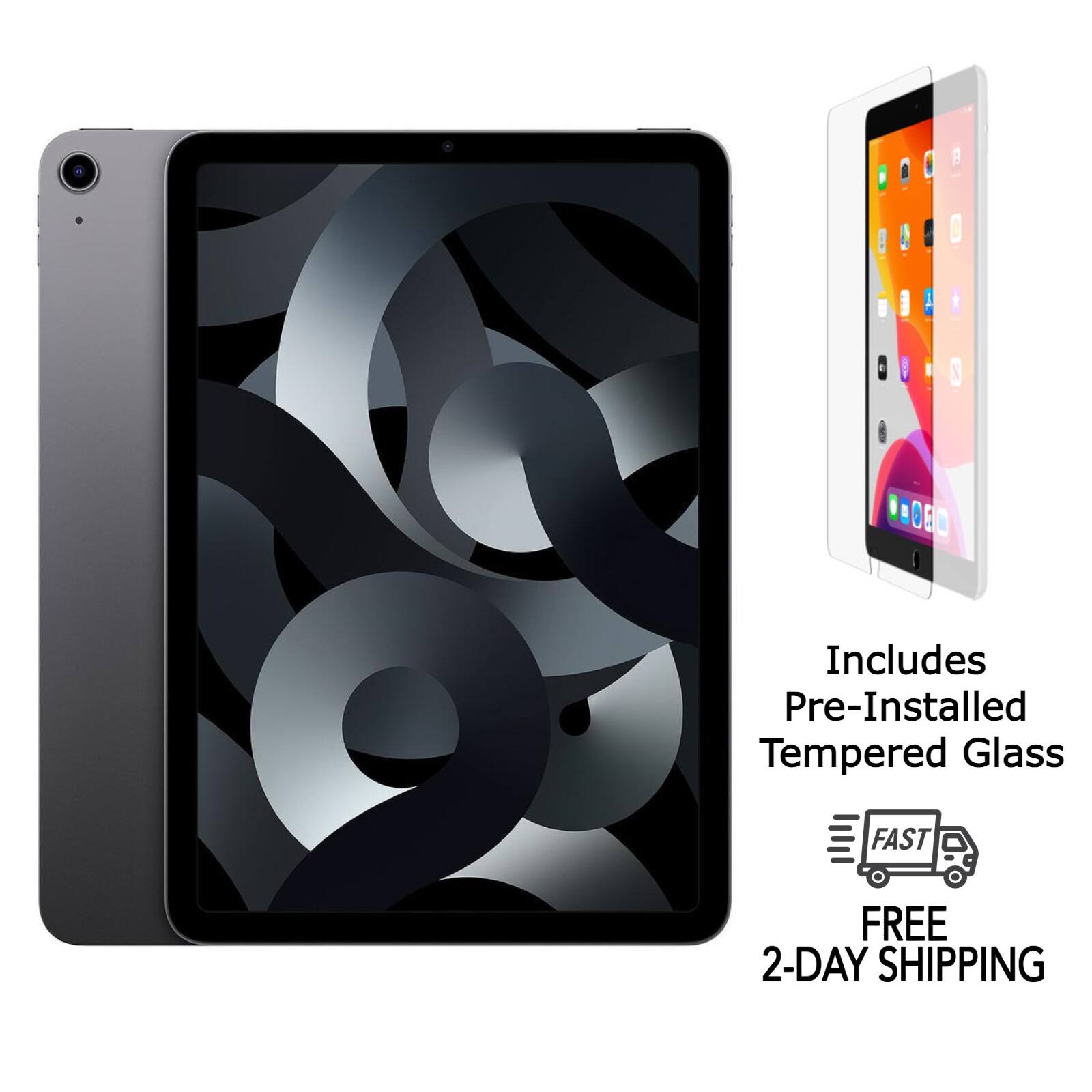 Includes Pre-Installed Tempered Glass  
FREE 2-DAY SHIPPING