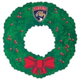 Fan Creations - Florida Panthers 16'' Team Wreath Sign - Green