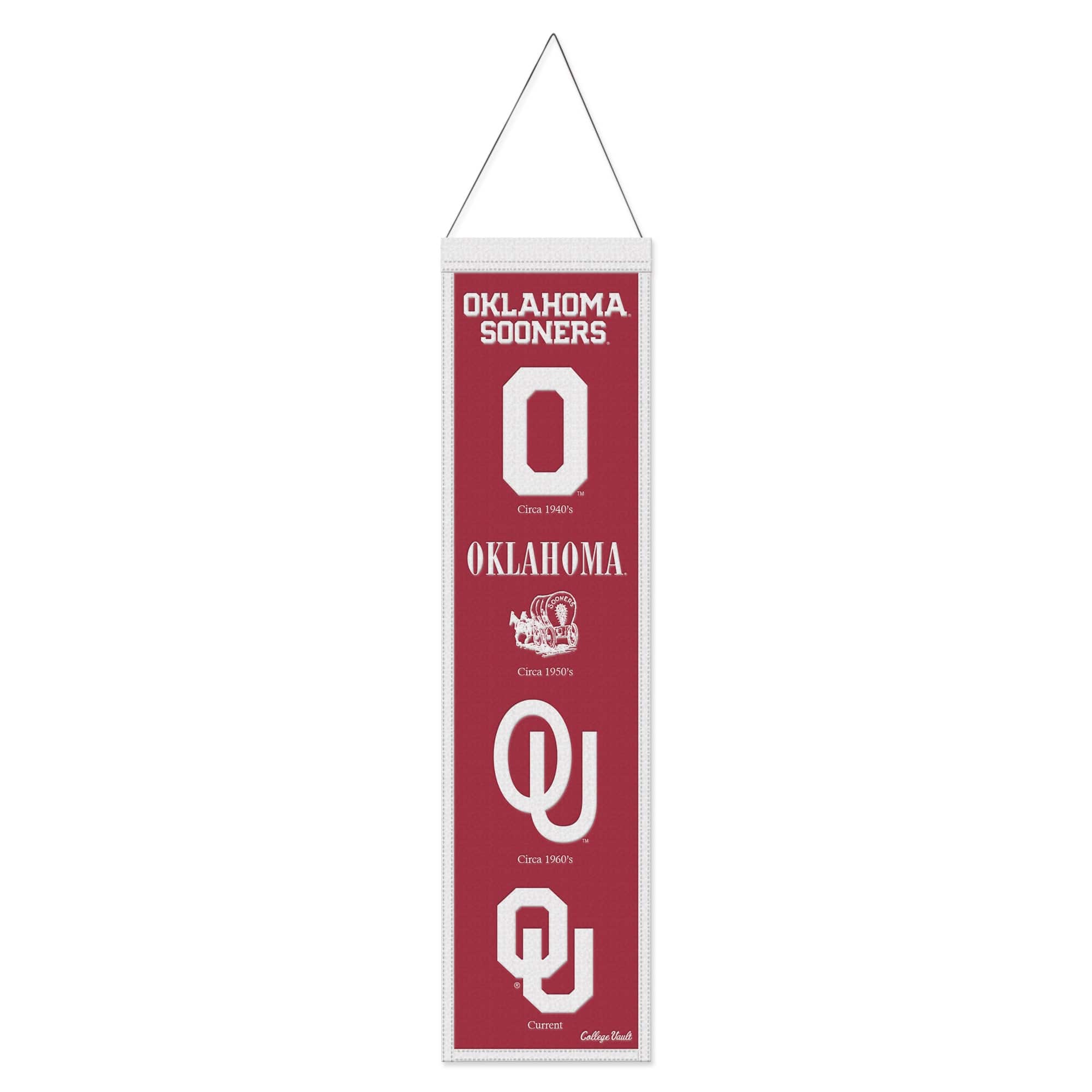 Photos - Other Decoration Evolution WinCraft - Oklahoma Sooners 8" x 32"  Banner - Multicolor 4940638 