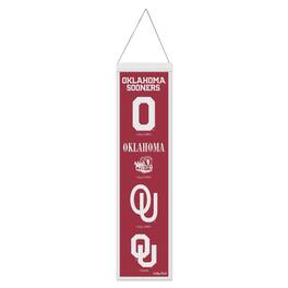 WinCraft - Oklahoma Sooners 8" x 32" Evolution Banner - Multicolor