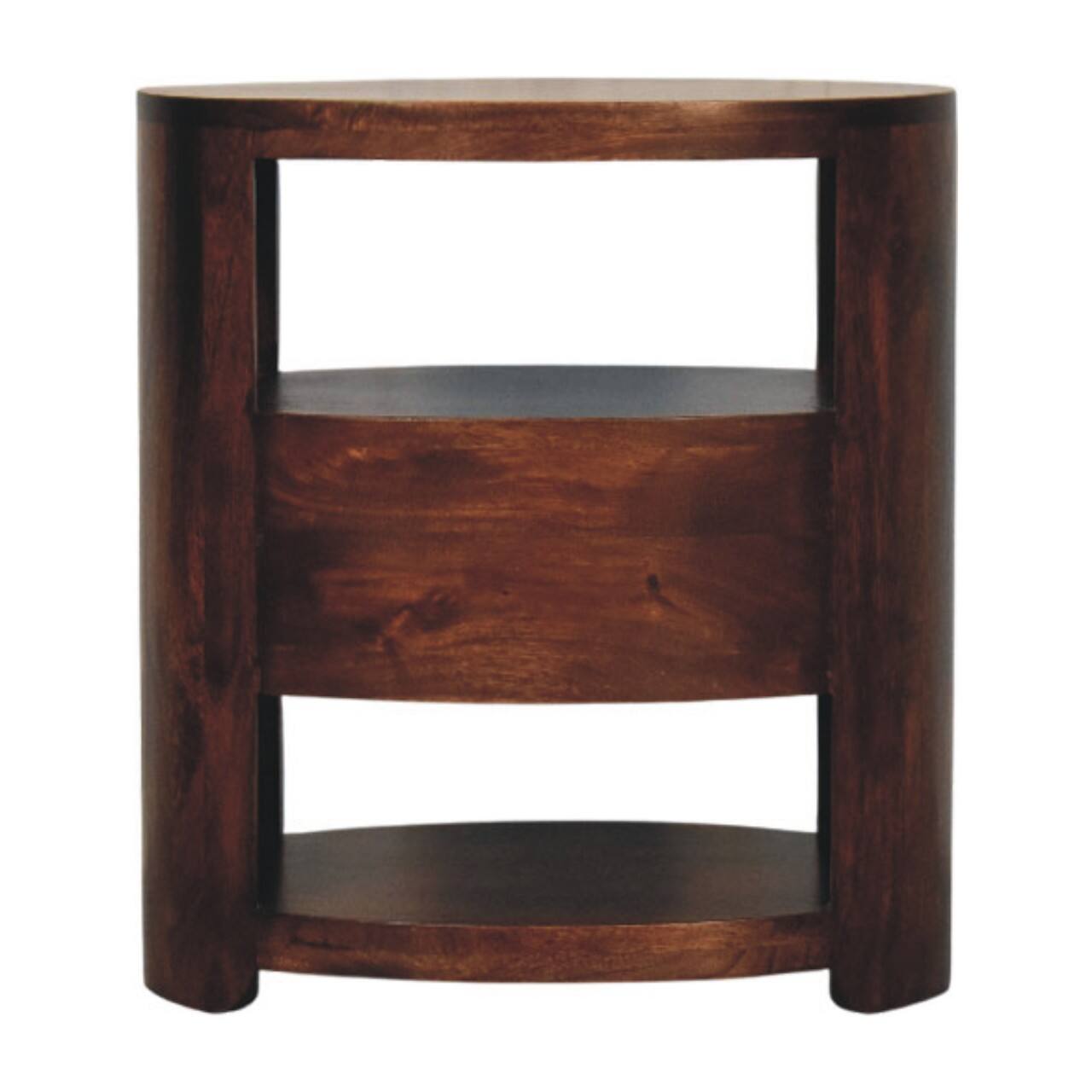 Back. Artisan Furniture - Artisan Furniture Solid Wood Bordeaux Bedside - Brown.