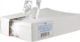 Inteplast - Group PB10 Silverware Bag, 1 1/2"(H) x 3 1/2"(W) x 10"(D) - Clear