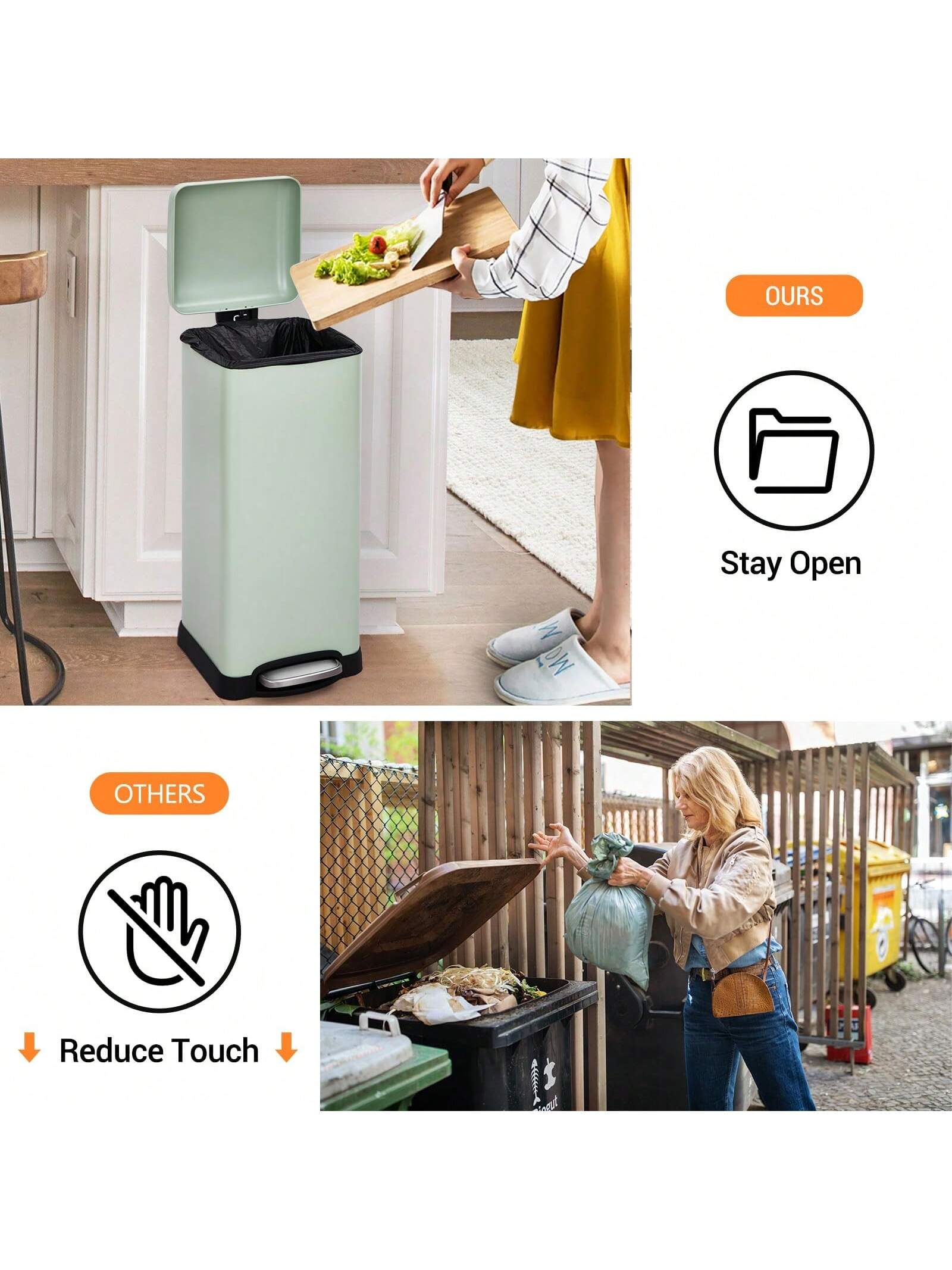 **OURS**  
Stay Open

**OTHERS**  
Reduce Touch