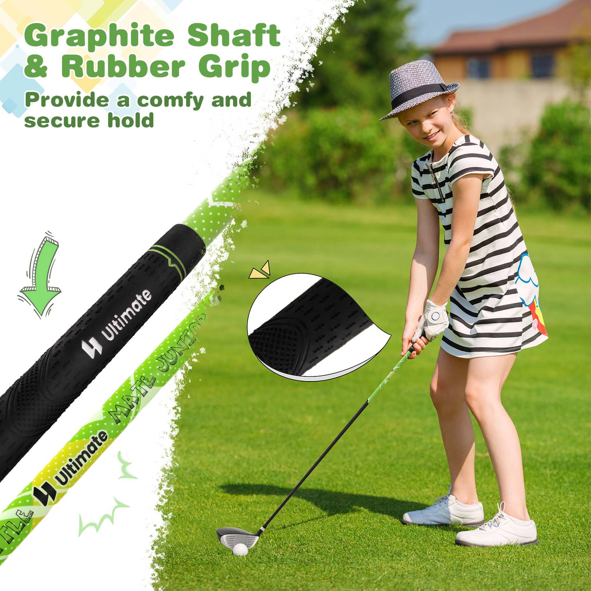 Graphite Shaft & Rubber Grip  
Provide a comfy and secure hold  

Ultimate JUNTOR H MATE