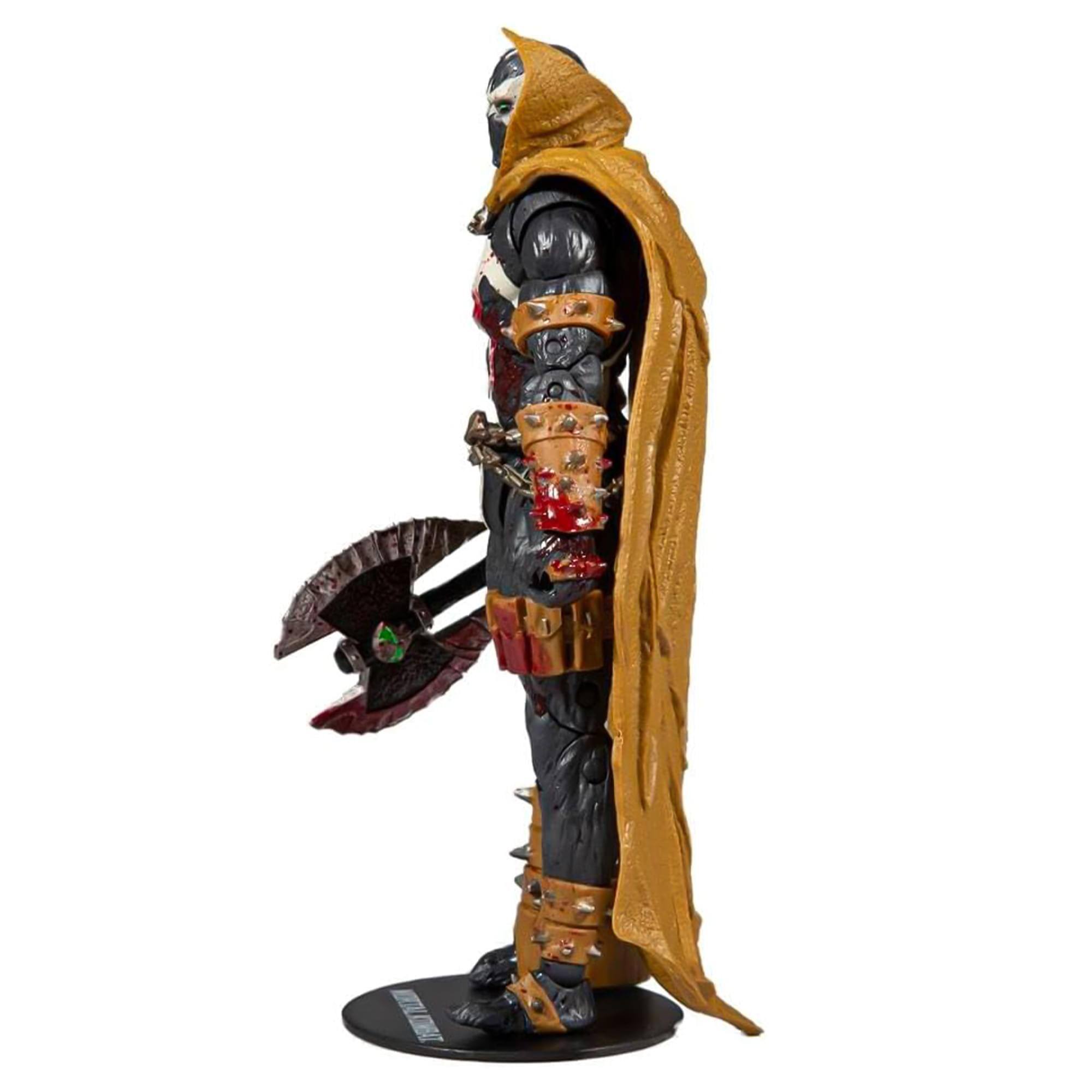 Alt View 10. McFarlane Toys - Mortal Kombat Spawn 7 Inch Action Figure | Spawn (Bloody McFarlane Classic) - Multi-Colored.