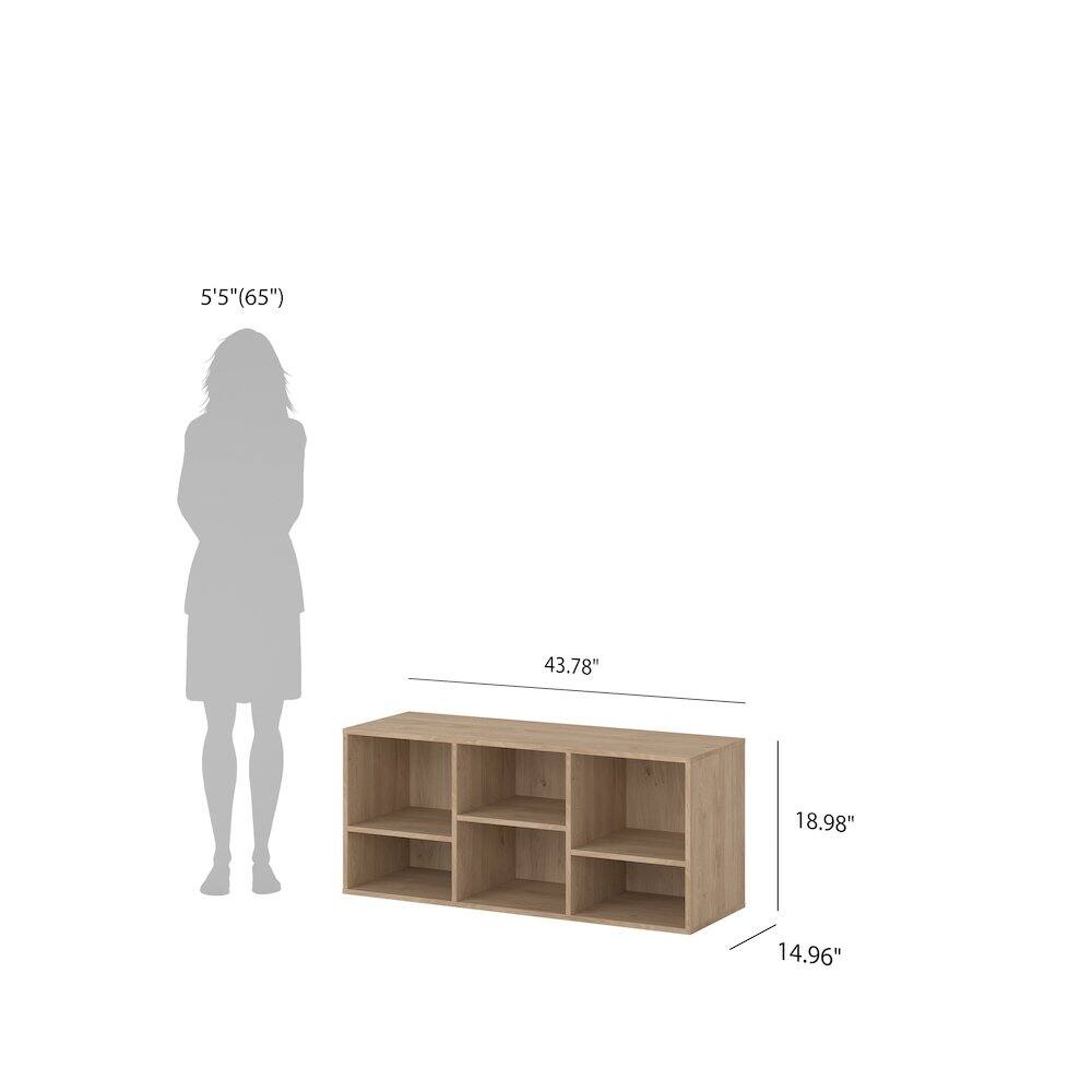 5'5" (65")  
43.78"  
18.98"  
14.96"