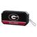 Alt View 1. Keyscaper - Georgia Bulldogs Primary Logo End Zone Water Resistant Bluetooth Speaker - Multicolor.