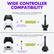 WIDE CONTROLLER COMPATIBILITY
ORIGINAL XBOX X & PS5 CONTROLLERS
*NOT COMPATIBLE WITH PADDLE BUTTONS*
UTILIZES UPSIDE-DOWN = MAGNETIC CHARGING
USB-C MAGNETIC ADAPTER (2 X INCLUDED)
ORIGINAL XBOX ONE & PS4 CONTROLLERS
*NOT COMPATIBLE WITH PADDLE BUTTONS*
UTILIZES RIGHTSIDE-UP = WIRED CHARGING
WIRED CHARGING CABLE (NOT INCLUDED)