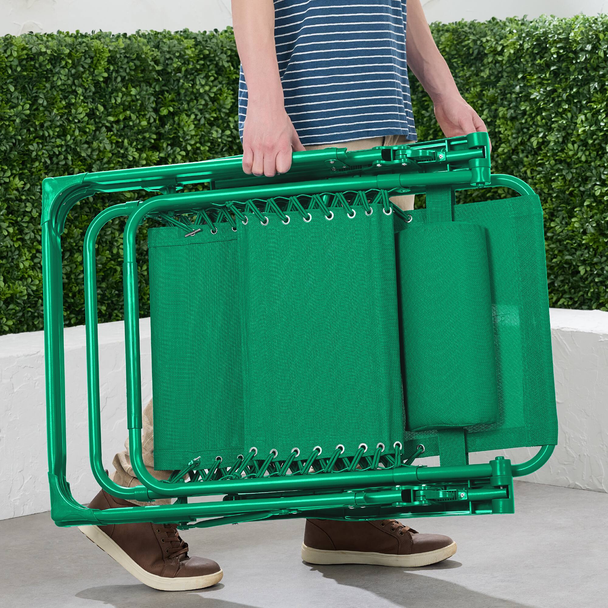 Alt View 2. Best Choice Products - Best Choice Products Monochromatic Zero Gravity Chair, Folding Patio Recliner w/Side Tray, Headrest - Emerald - Emerald.