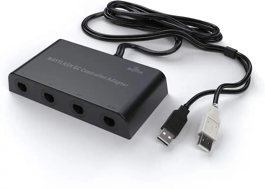 Mayflash GameCube Controller Adapter for Wii U, PC USB and Switch, 4 ...