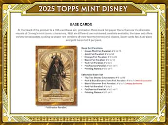 Topps 2025 Disney Mint Hobby Box - Best Buy Topps 2025 Disney Mint Hobby Box - Best Buy