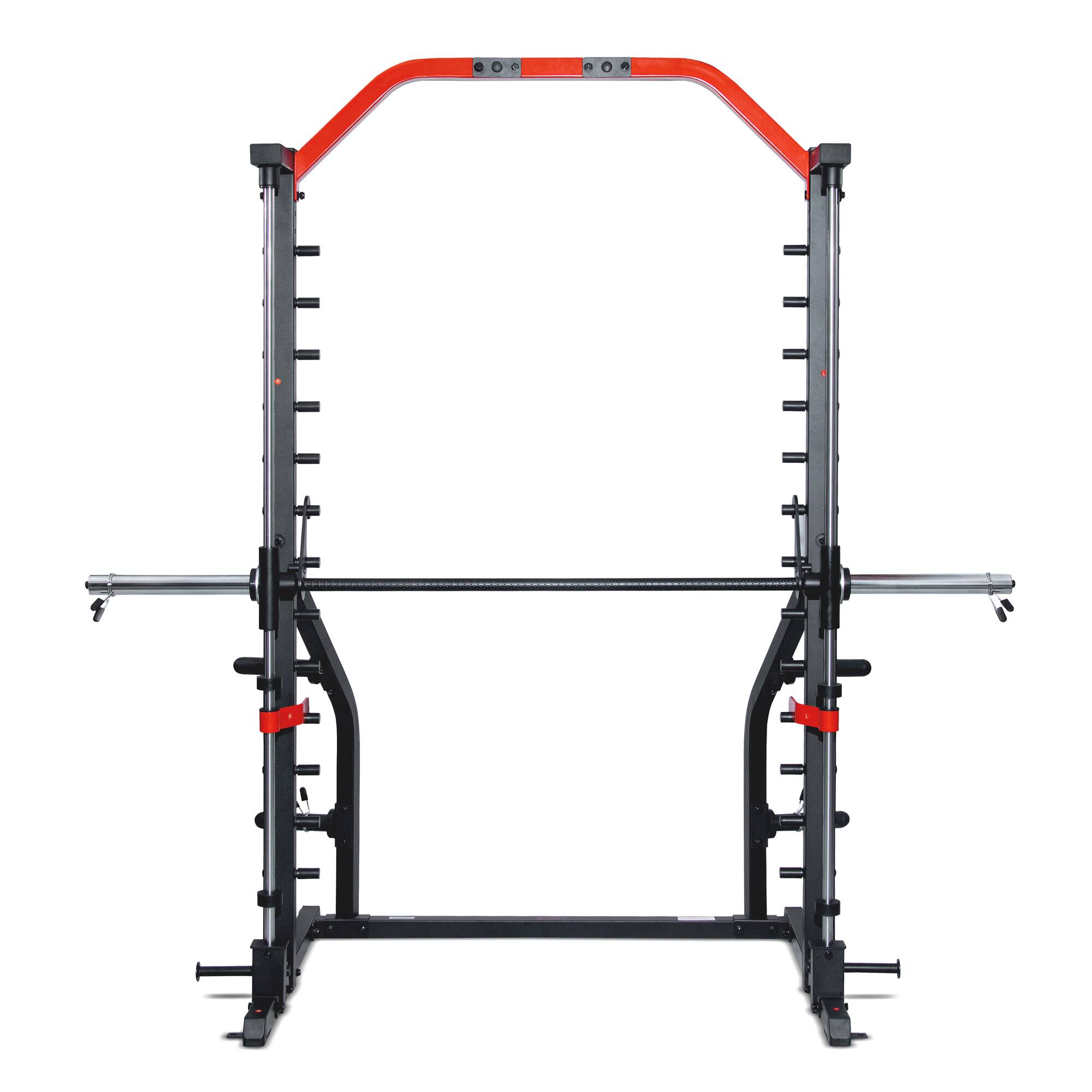 Angle. Sunny Health & Fitness - Premium Home Use Strength Training Smith Machine - Black.