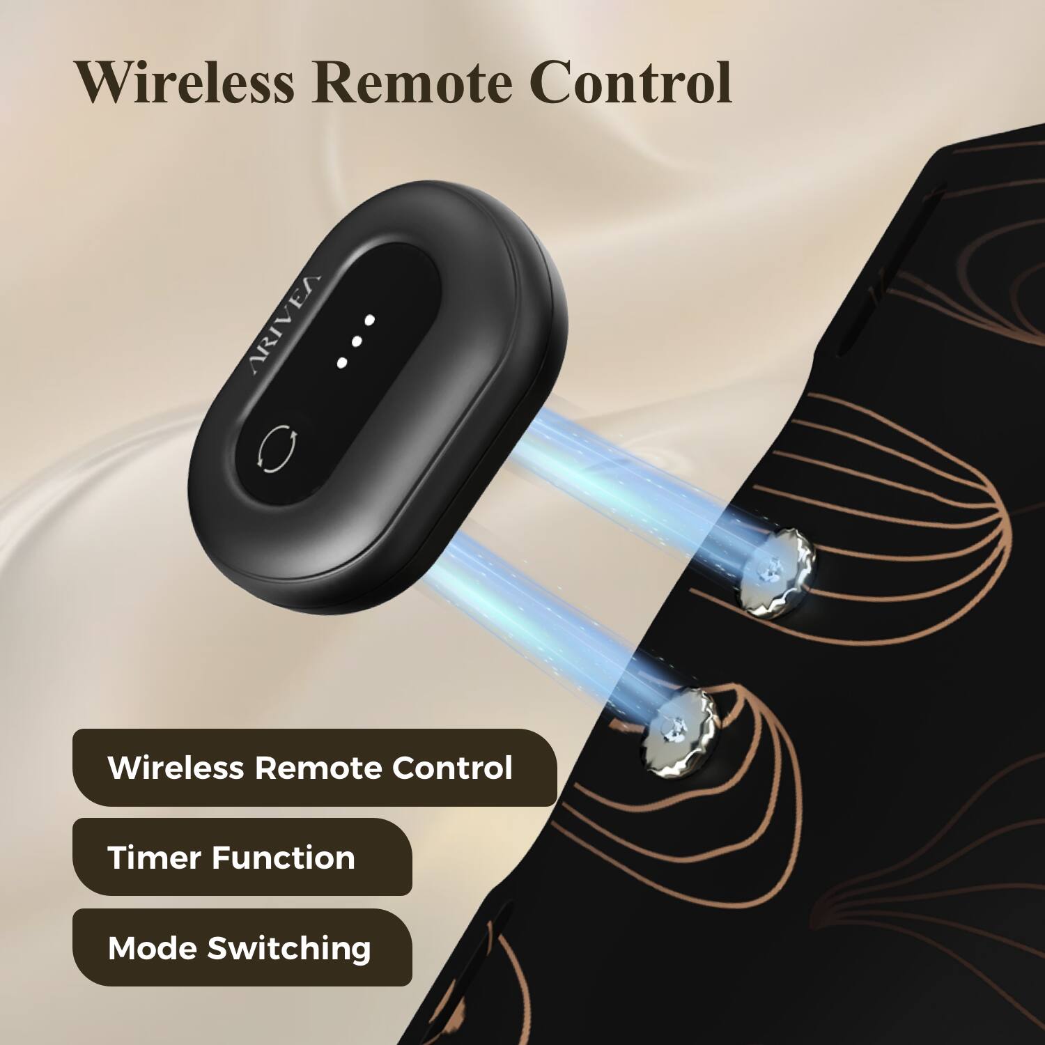 Wireless Remote Control

- Wireless Remote Control
- Timer Function
- Mode Switching