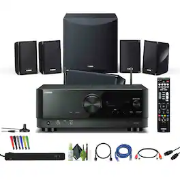 Yamaha - YHT-5960U Home Theater System with 8K HDMI and MusicCast
