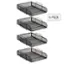 Alt View 12. Mind Reader - Stackable Paper Tray, Desktop Organizer, File Storage, Office, Metal Mesh, 10.5"L x13.5"W x11.25"H, 4 Pcs. - Black.