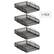 Alt View 12. Mind Reader - Stackable Paper Tray, Desktop Organizer, File Storage, Office, Metal Mesh, 10.5"L x13.5"W x11.25"H, 4 Pcs. - Black.