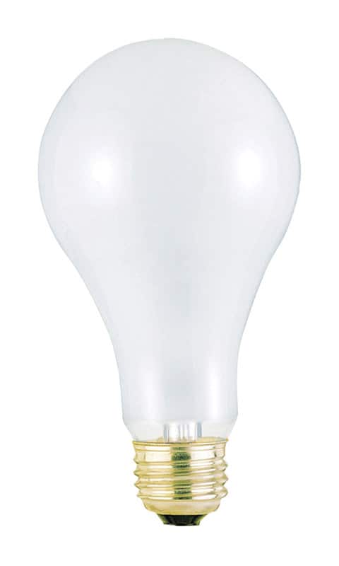 Westinghouse - 200 W A23 A-Shape Incandescent Light Bulb Medium Base (E26) White 1 pk