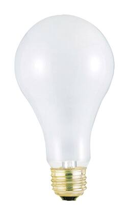 Westinghouse - 200 W A23 A-Shape Incandescent Light Bulb Medium Base (E26) White 1 pk