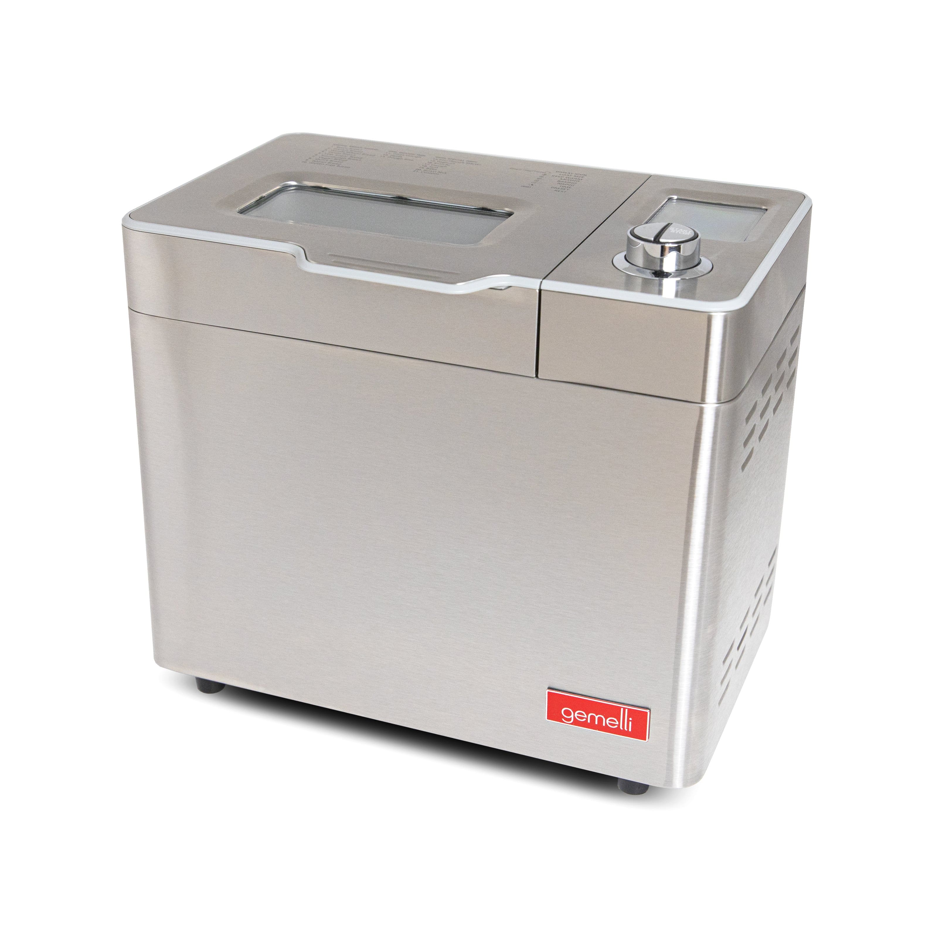 Gemelli Home - 2LB Artisan Bread Maker, Stainless Steel - Silver