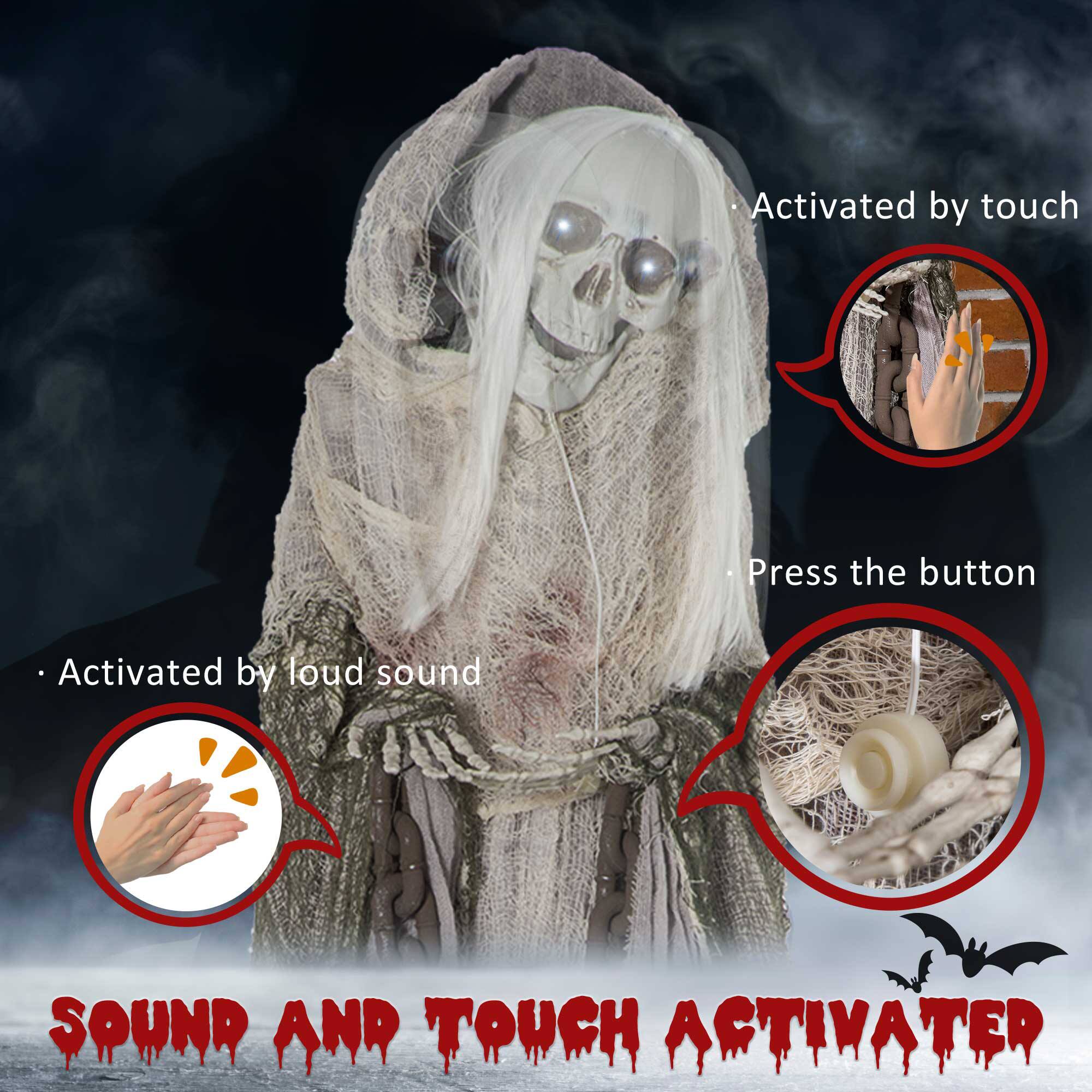 - Activated by touch
- Activated by loud sound
- Press the button

SOUND AND TOUCH ACTIVATER