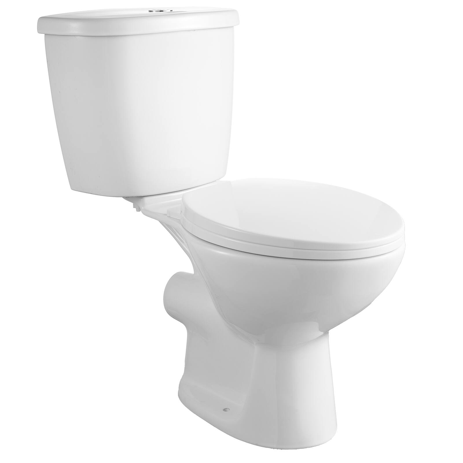 Alt View 5. VEVOR - Macerating Toilet System with Powerful 800W Macerator Pump, Rear Discharge and Upflush Toilet For Basement - White.