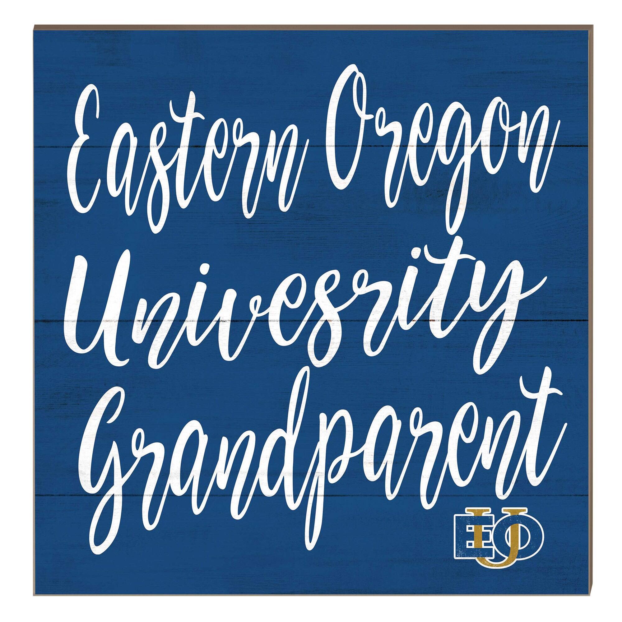 Eastern Oregon Mountaineers 10" x 10" Grandparent Plaque
