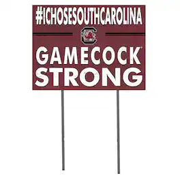 Jardine - South Carolina Gamecocks 18'' x 24'' I Chose Lawn Sign - Maroon