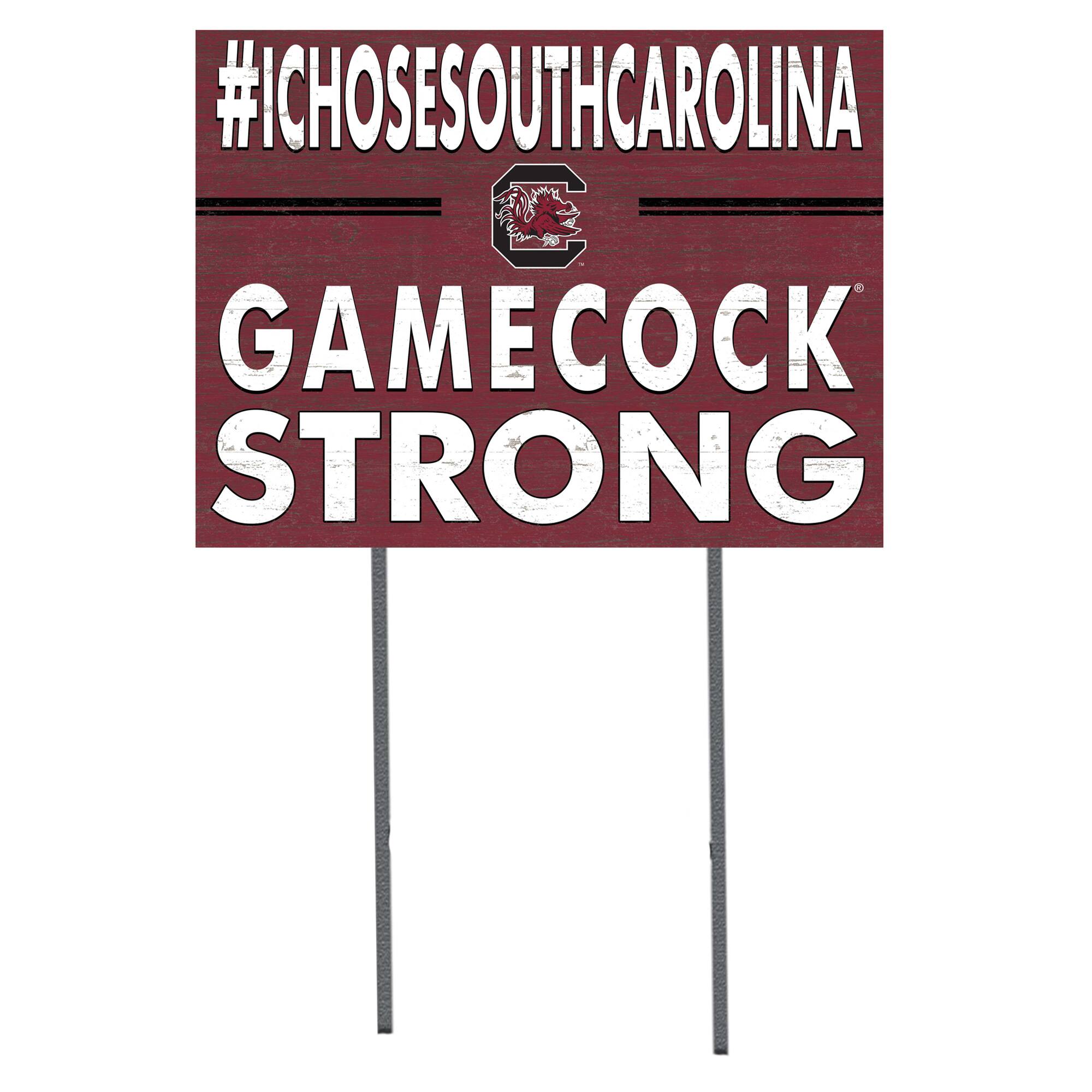South Carolina Gamecocks 18'' x 24'' I Chose Lawn Sign