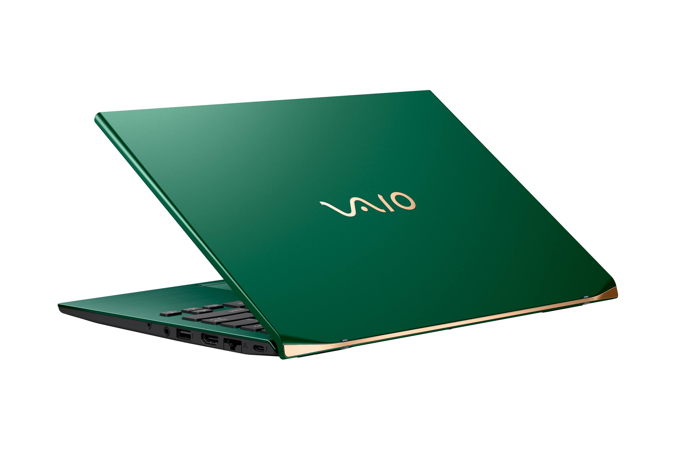 Alt View 4. VAIO - VAIO SX-R | Ultra 7 | 14" Touch | 32GB RAM | 2TB SSD | Win 11 Pro | Carbon Fiber Chassis - Emerald Green.